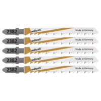 Wolfcraft Decoupeerzaagbladen | T-schacht | HCS | 100mm | 5 stuks - 2652000