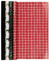 HEMA Cadeaupapier 200x70 Kerst - 4 Stuks (multi1)