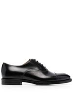 Brunello Cucinelli chaussures oxford en cuir à lacets - Noir