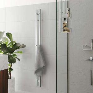 Elektrische Handdoekradiator Smedbo Dry Verticaal 12x150 cm 60W RVS Gepolijst