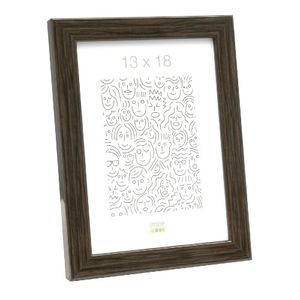 Deknudt Smalle kader in grijs-bruine wortelhout kleur 20x30 S46RH7