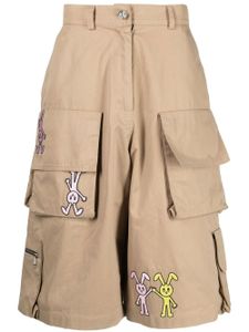 Natasha Zinko short Bunny à poches cargo - Marron