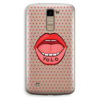 Yolo Denise: LG K10 (2016) Transparant Hoesje