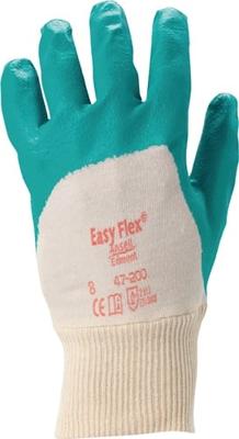 Ansell Handschoen | maat 10 groen | interlock-katoen m.nitril | EN 388 PSA-categorie II | 12 paar - 47-200-10 47-200-10