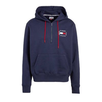 Tommy Jeans hoodie van biologisch katoen donkerblauw Tommy Jeans hoodie van biologisch katoen donkerblauw