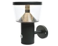 LED solar wandlamp sensor - Decoris