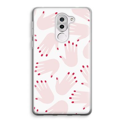 Hands pink: Honor 6X Transparant Hoesje