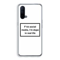 I'm dope: OnePlus Nord CE 5G Transparant Hoesje