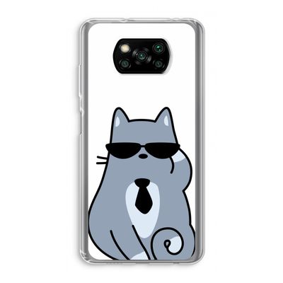 Cool cat: Xiaomi Poco X3 NFC Transparant Hoesje