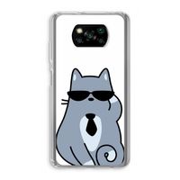 Cool cat: Xiaomi Poco X3 NFC Transparant Hoesje