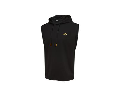 CRIVIT Heren hoodie zonder mouwen (Zwart, L)