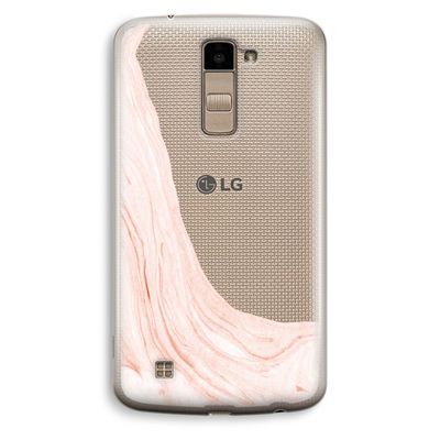 Peach bath: LG K10 (2016) Transparant Hoesje