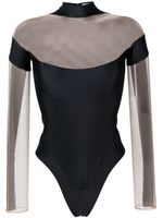 Mugler body à découpes - Noir