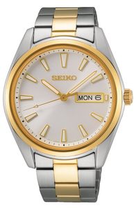 Seiko herenhorloge Quartz Analoog 40,2 mm SUR446P1