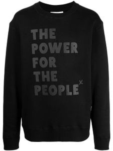 The Power For The People sweat à logo imprimé - Noir