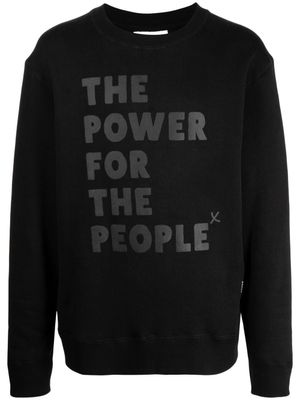 The Power For The People sweat à logo imprimé - Noir