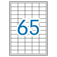 Apli laser A4 etiketten 38x21,2 per 6500