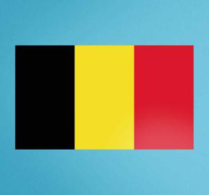 Muursticker vlag België