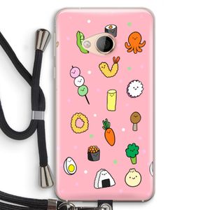 Happy bento friends: HTC U Play Transparant Hoesje met koord