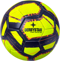 Derbystar Mini Voetbal Mini Ball Street Soccer V22 geel blauw oranje - thumbnail