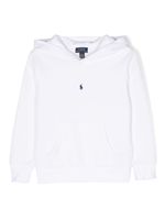 Ralph Lauren Kids hoodie en coton à logo Polo Pony - Blanc - thumbnail