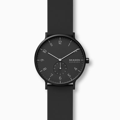Horlogeband Skagen SKW6544 Silicoon Zwart 20mm