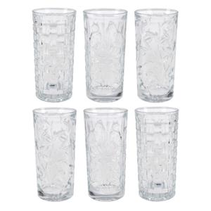 Waterglazen - 6x - 380 ml - longdrinkglazen - vaatwasserbestendig