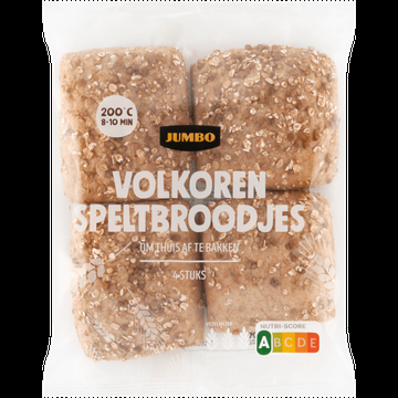Jumbo Volkoren Speltbroodjes 4 Stuks