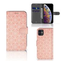 Apple iPhone 11 | Telefoon Hoesje | Pattern Orange | Portemonnee hoesje