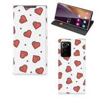 Samsung Galaxy Note 20 Ultra Hoesje met Magneet Hearts