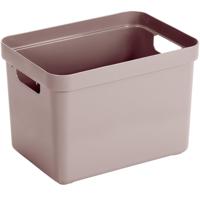 Sunware Opbergbox Sigma - kunststof - roze - 18 liter - Opbergbakken/opbergers