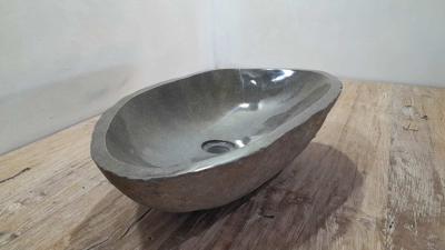 Waschbecken Flussstein RXL250355, 61x37x15 cm