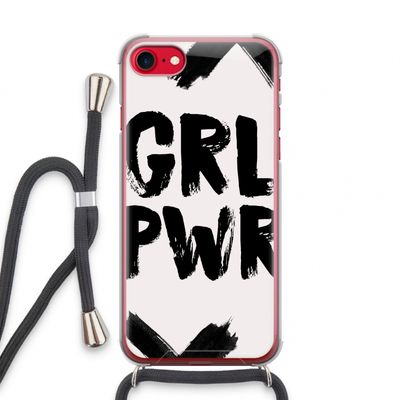 Girl Power #2: iPhone SE 2020 Transparant Hoesje met koord