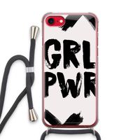Girl Power #2: iPhone SE 2020 Transparant Hoesje met koord