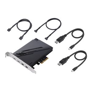 ASUS ThunderboltEX 4 interfacekaart/-adapter Intern Mini DisplayPort, PCIe, Thunderbolt, USB 2.0, USB 3.2 Gen 2 (3.1 Gen 2)