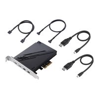 ASUS ThunderboltEX 4 interfacekaart/-adapter Intern Mini DisplayPort, PCIe, Thunderbolt, USB 2.0, USB 3.2 Gen 2 (3.1 Gen 2) - thumbnail