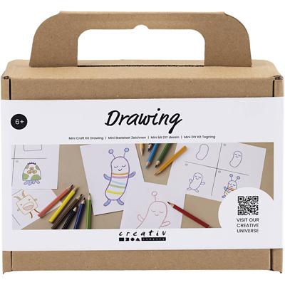 Creativ Company Mini hobbyset tekenen, monsters, 1 doos