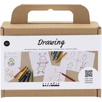 Creativ Company Mini hobbyset tekenen, monsters, 1 doos