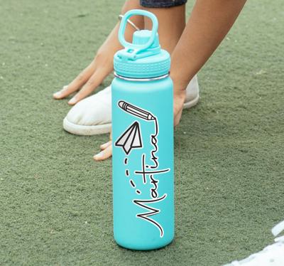Fles naam gepersonaliseerde sticker