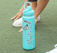 Fles naam gepersonaliseerde sticker Fles naam gepersonaliseerde sticker