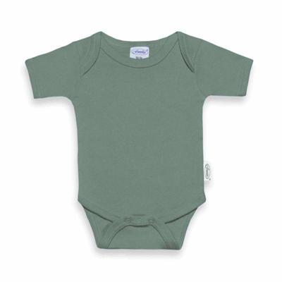 OUTLET Funnies romper korte mouw uni Stone Green-50-56
