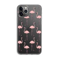 Anything Flamingoes: iPhone 11 Pro Max Transparant Hoesje