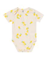 HEMA Romper Katoen Met Stretch Fruit Geel (geel)