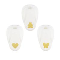 Vaessen Creative • figuurpons set beer hart vlinder small 3st