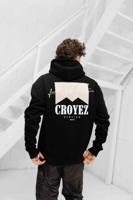 Croyez Fumes Hoodie Heren Zwart/Beige - Maat S - Kleur: BeigeZwart | Soccerfanshop