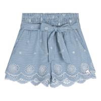 Stripe Embroidery short