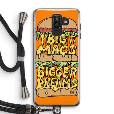 Big Macs Bigger Dreams: Samsung Galaxy J8 (2018) Transparant Hoesje met koord