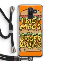 Big Macs Bigger Dreams: Samsung Galaxy J8 (2018) Transparant Hoesje met koord