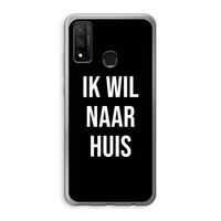 Ik wil naar huis - Zwart: Huawei P Smart (2020) Transparant Hoesje