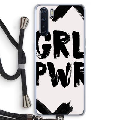Girl Power #2: Oppo A91 Transparant Hoesje met koord